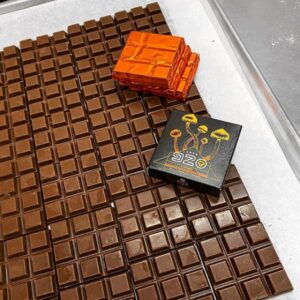 Mushroom chocolate bar